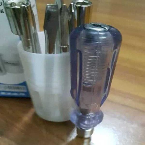 Stainless Steel Screw Driver Set Grey 9 Pcs