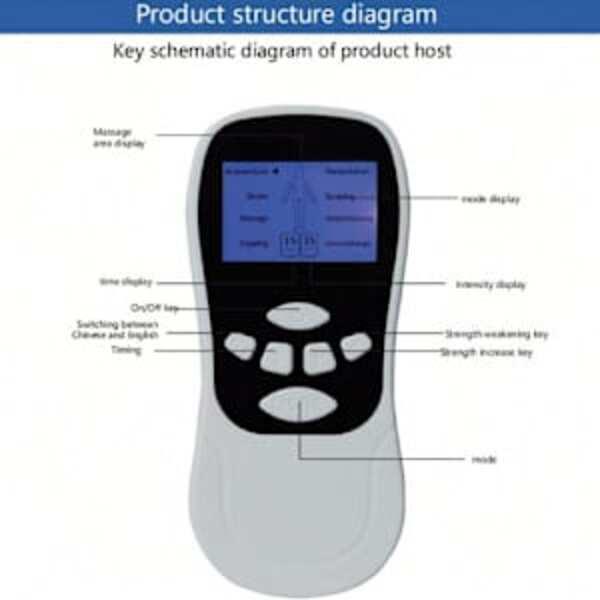 Rechargeable White Massager ELD-610 for Home & Travel