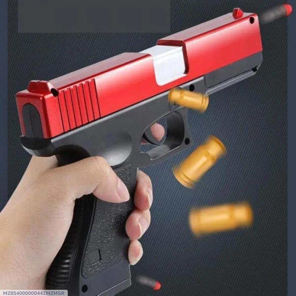 Kids Red Black Plastic Toy Gun 3-5 Years