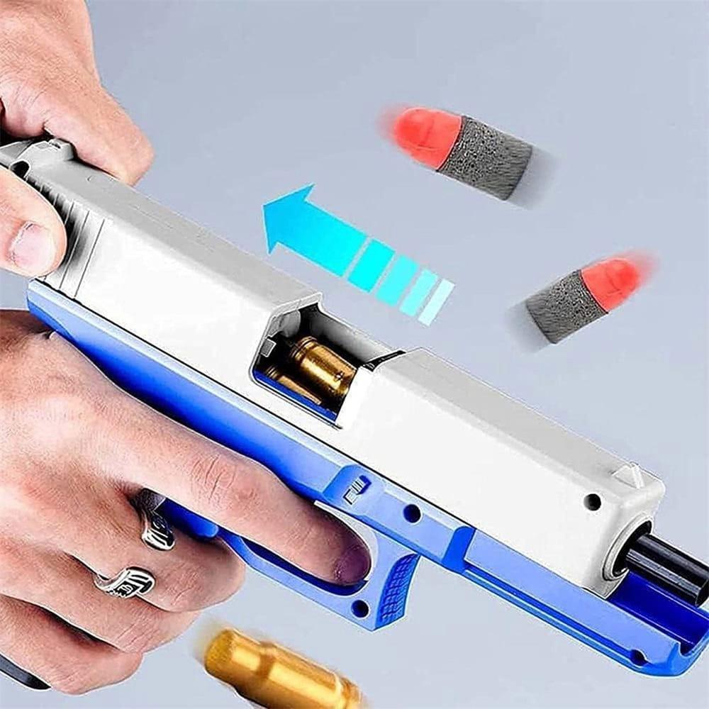 Kids Red Black Plastic Toy Gun 3-5 Years