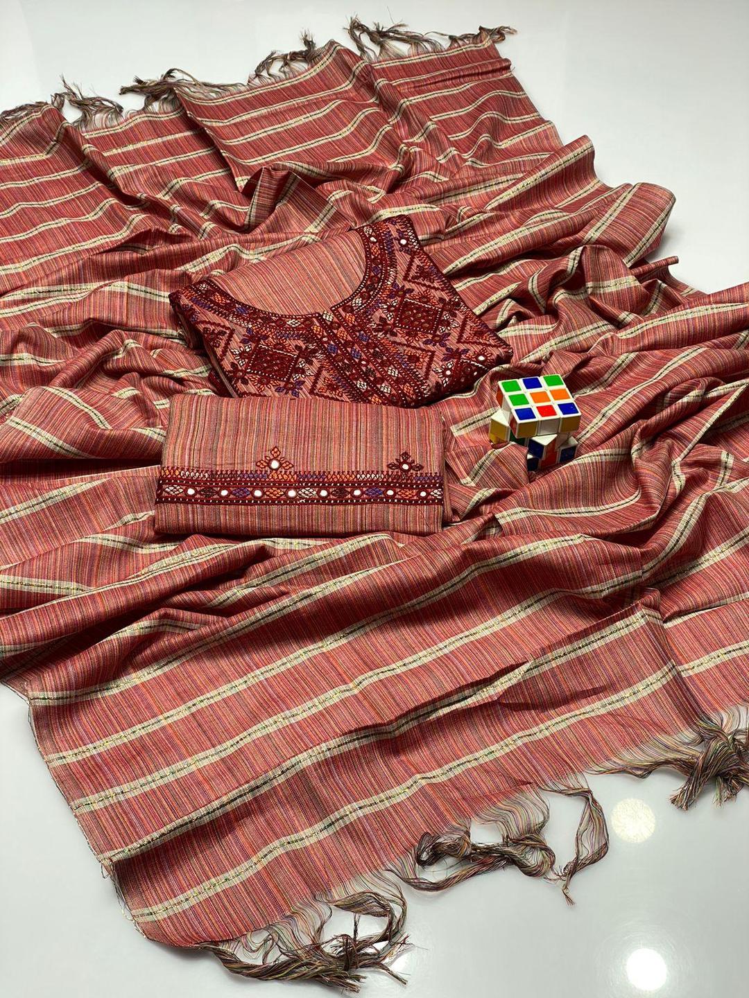 3 Pcs Women's Unstitched Khaddar Sequins Embroidered Suit