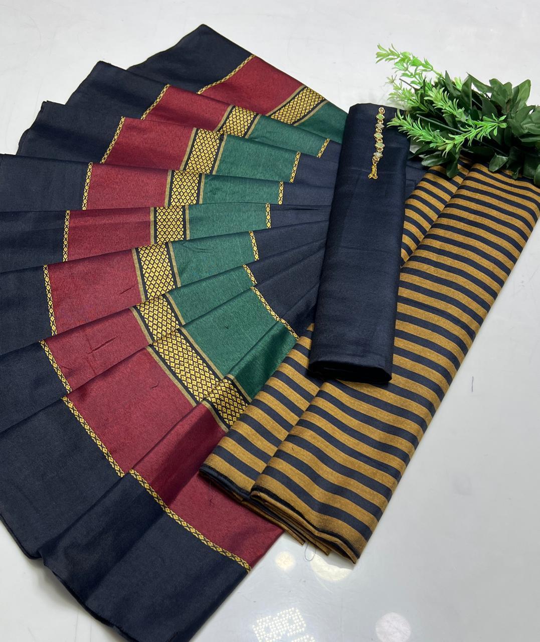 3 Pcs Women's Unstitched Plain Suit