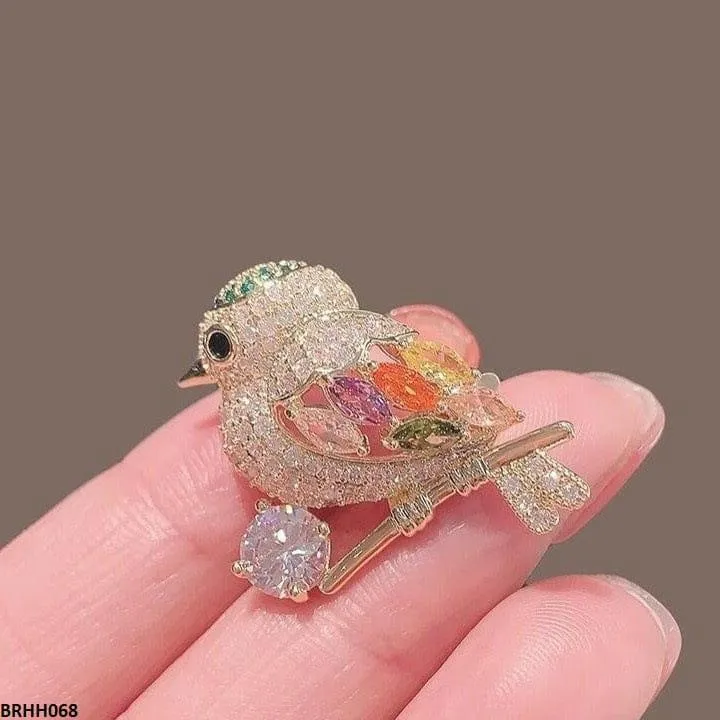Beautful Sparrow Brooch