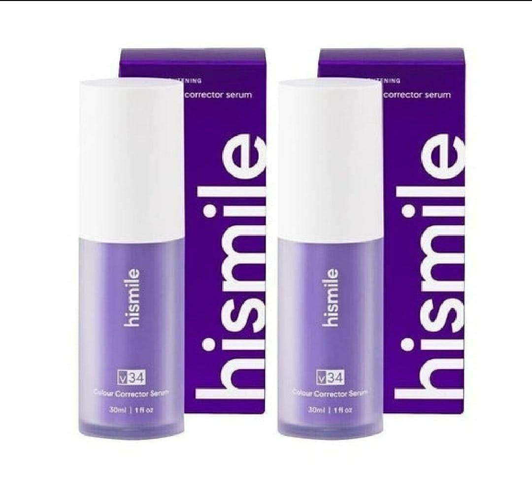 V34 Colour Corrector Serum - Purple Toothpaste for Stunning Teeth Whitening | 1 Pcs