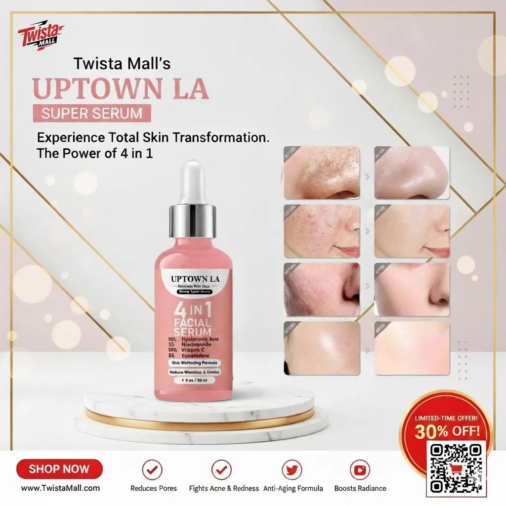 Uptown La 4 in 1 Facial Serum