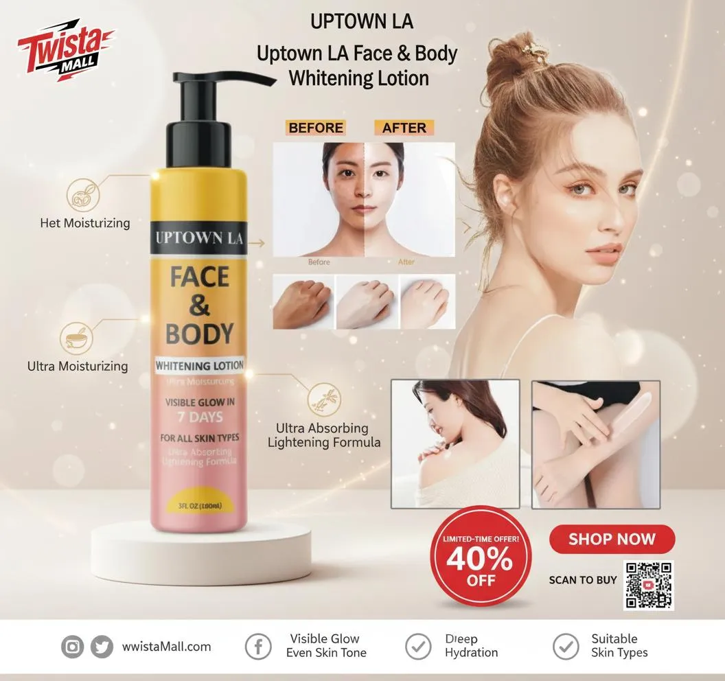 Uptown La Whitening Face & Body Lotion