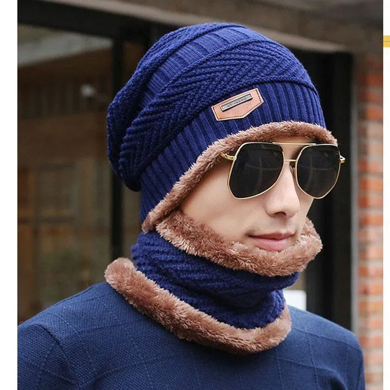 Wool Cap  And Neck Warmer