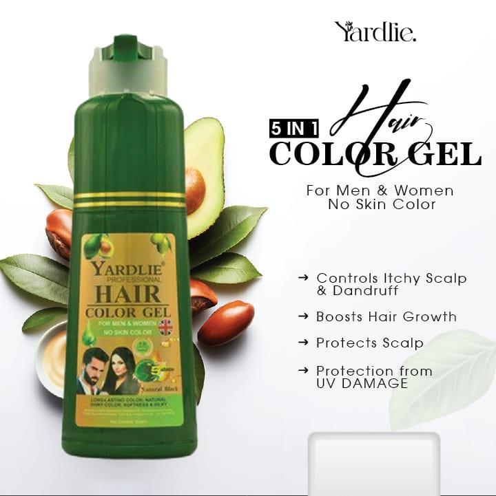 Gel Based Hair Color Shampoo, Dark Brown