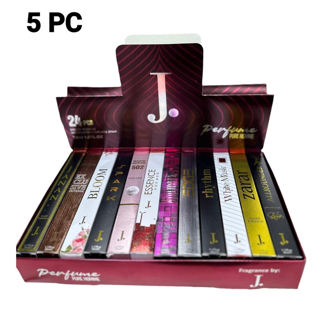 Long Lasting Fragrance Pocket Perfume- Pack Of 5