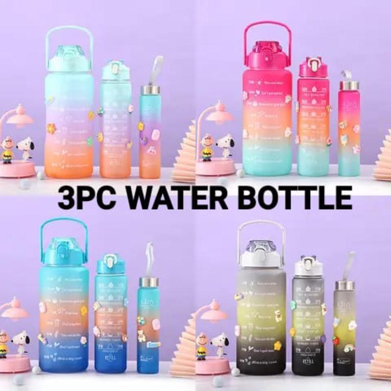 3 Pcs Sports Water Bottle