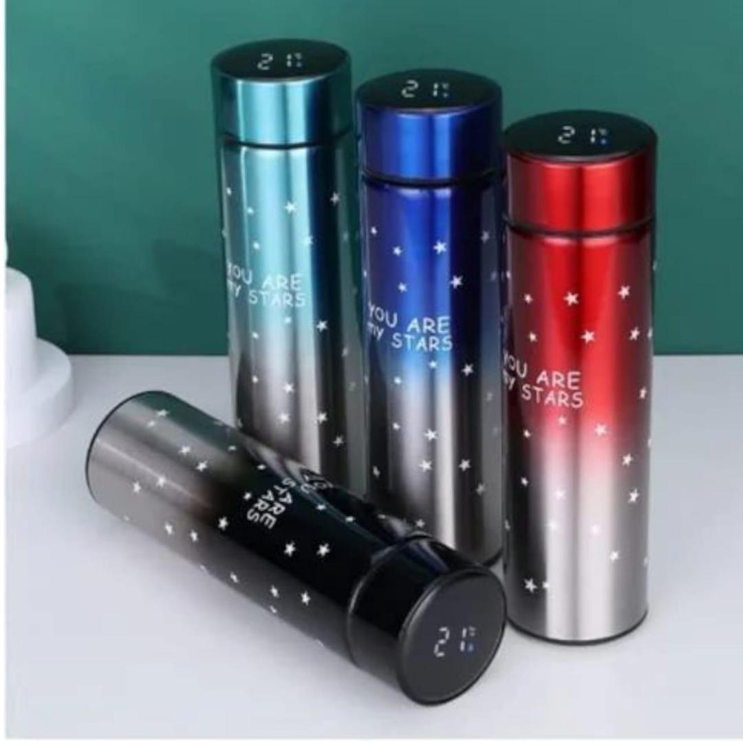 Star Colorful Smart LED Display Temperature Water Bottle