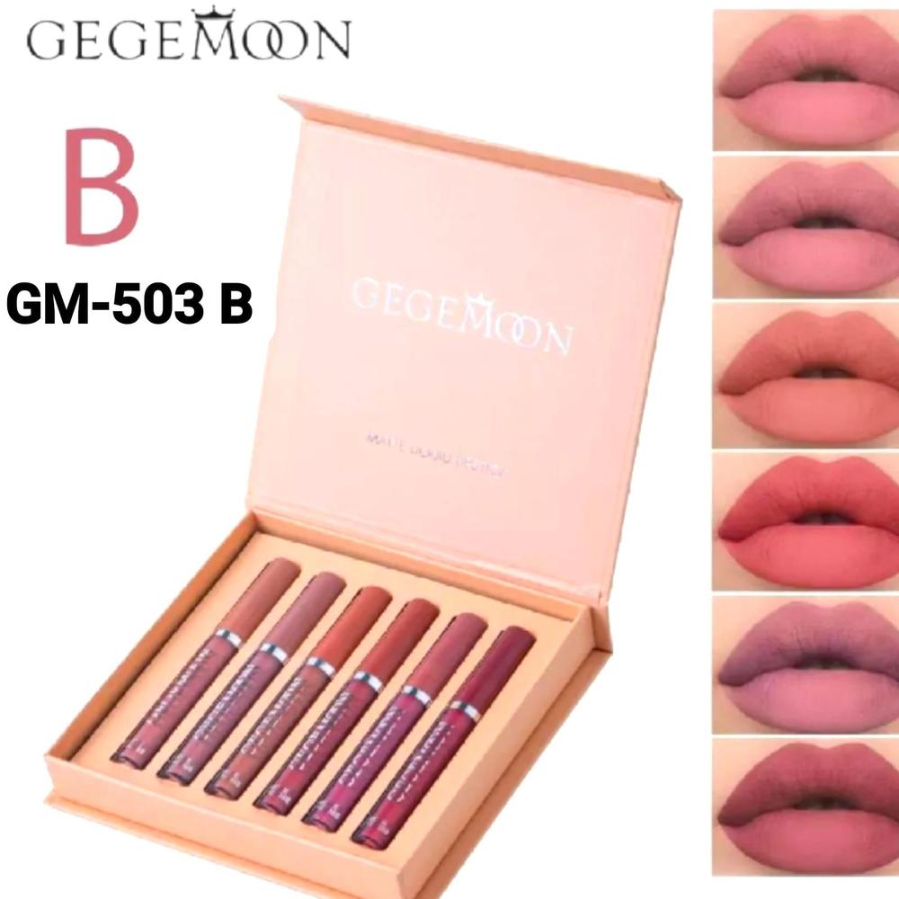 6 Colors Long Lasting Velvet Liquid Lipsticks