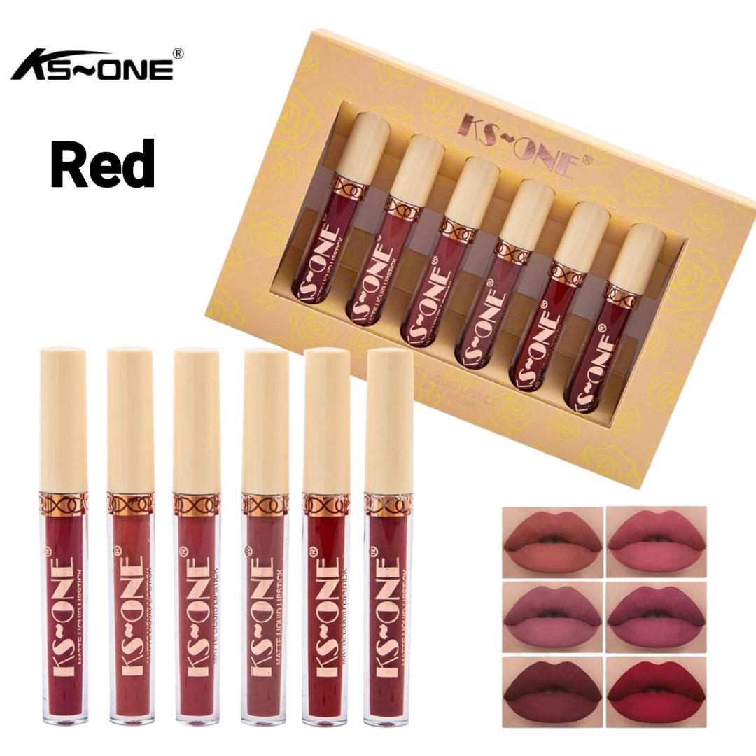Set Of 6 Matte Liquid Lipstick