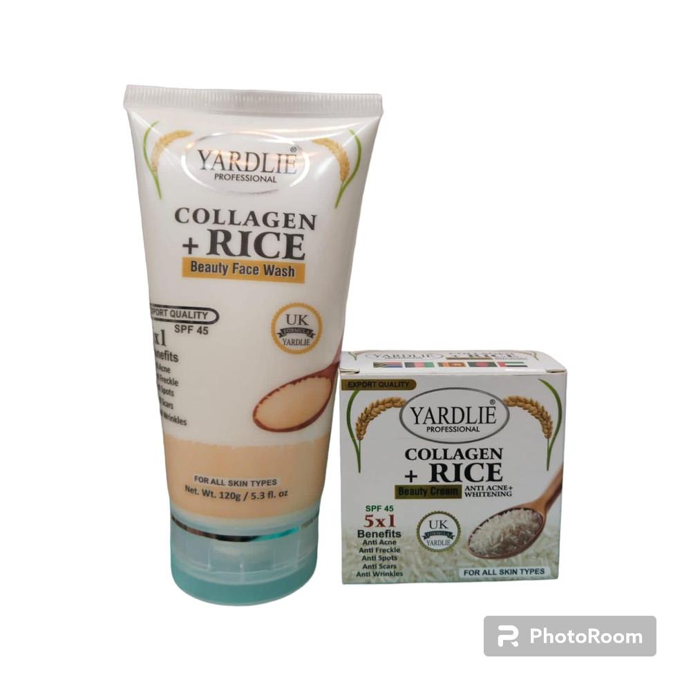  Professional Collagen Rice Beauty Face Wash, 120 Ml