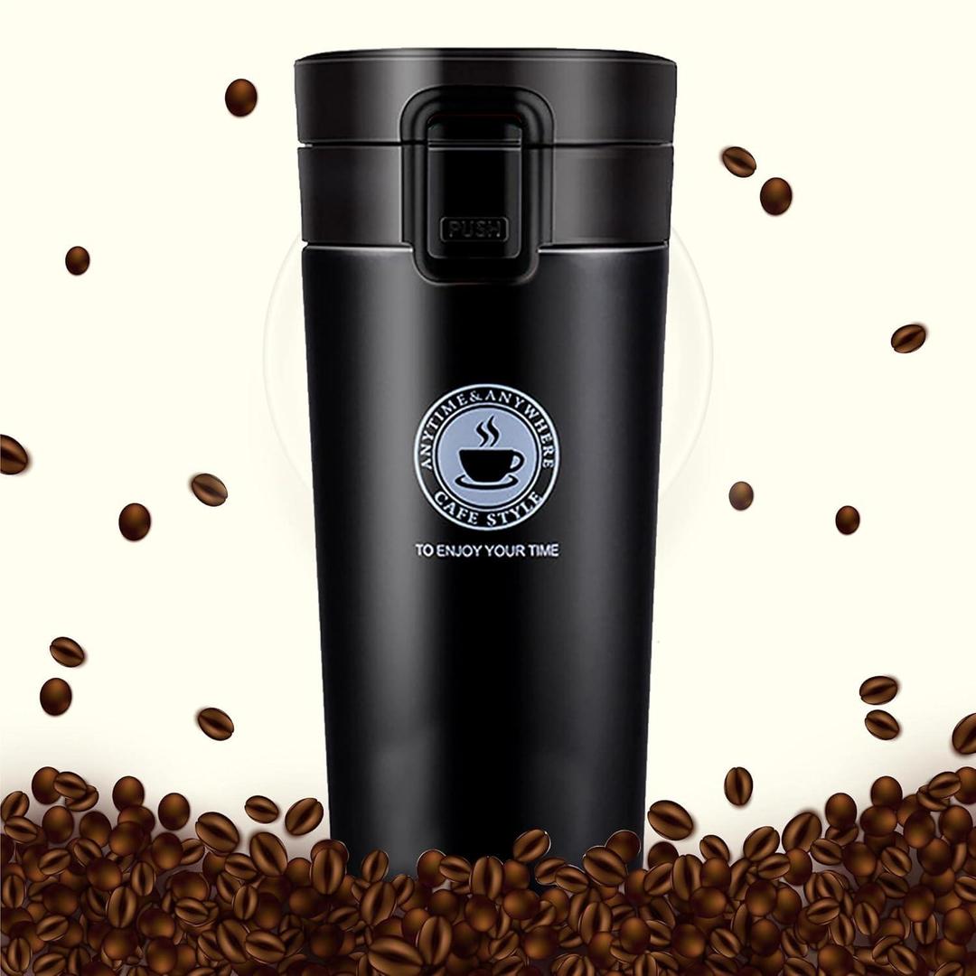 Insulated Travel Coffee Mug, 380 Ml