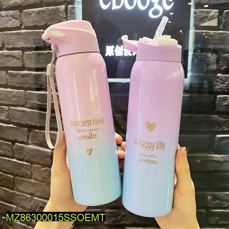 Portable Rope Thermos Water Bottle Coffee Mug Travel - 500ml