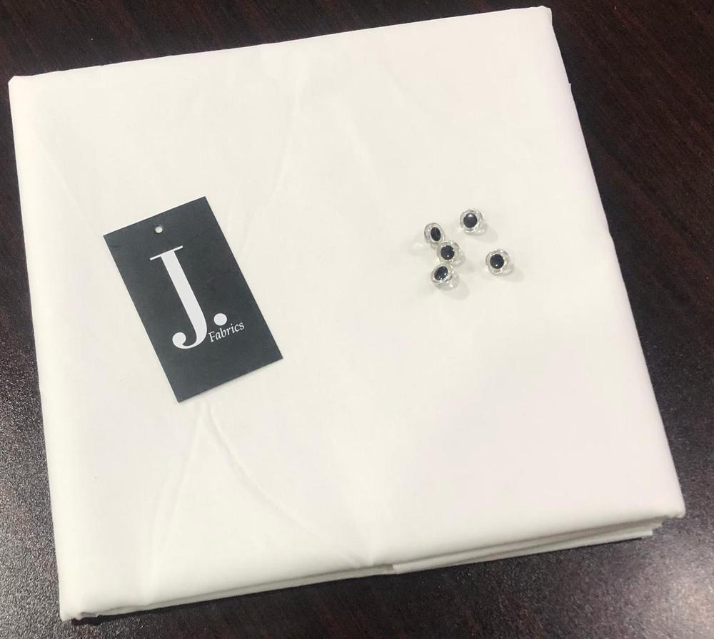 Men's Unstitched Cotton Plain Suit