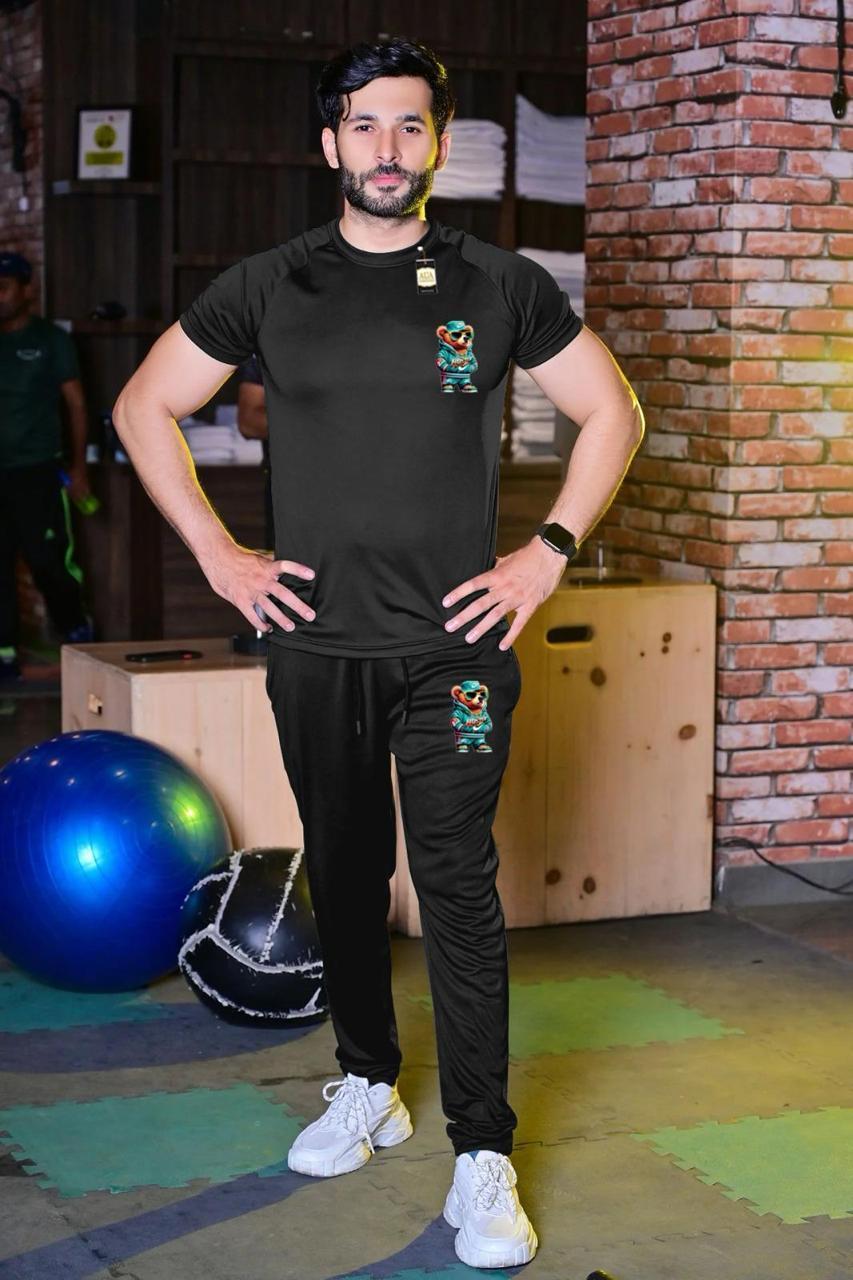 2 Pcs Men's Dri Fit Printed Track Suit