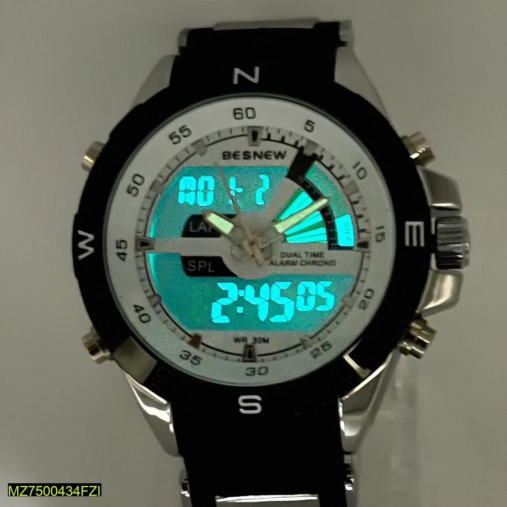 Men's Digital Display Watch