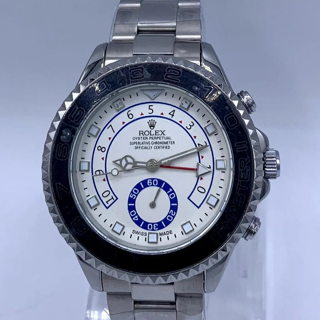 Men's Quartz Water Resistant Stainless Steel Watch Silver