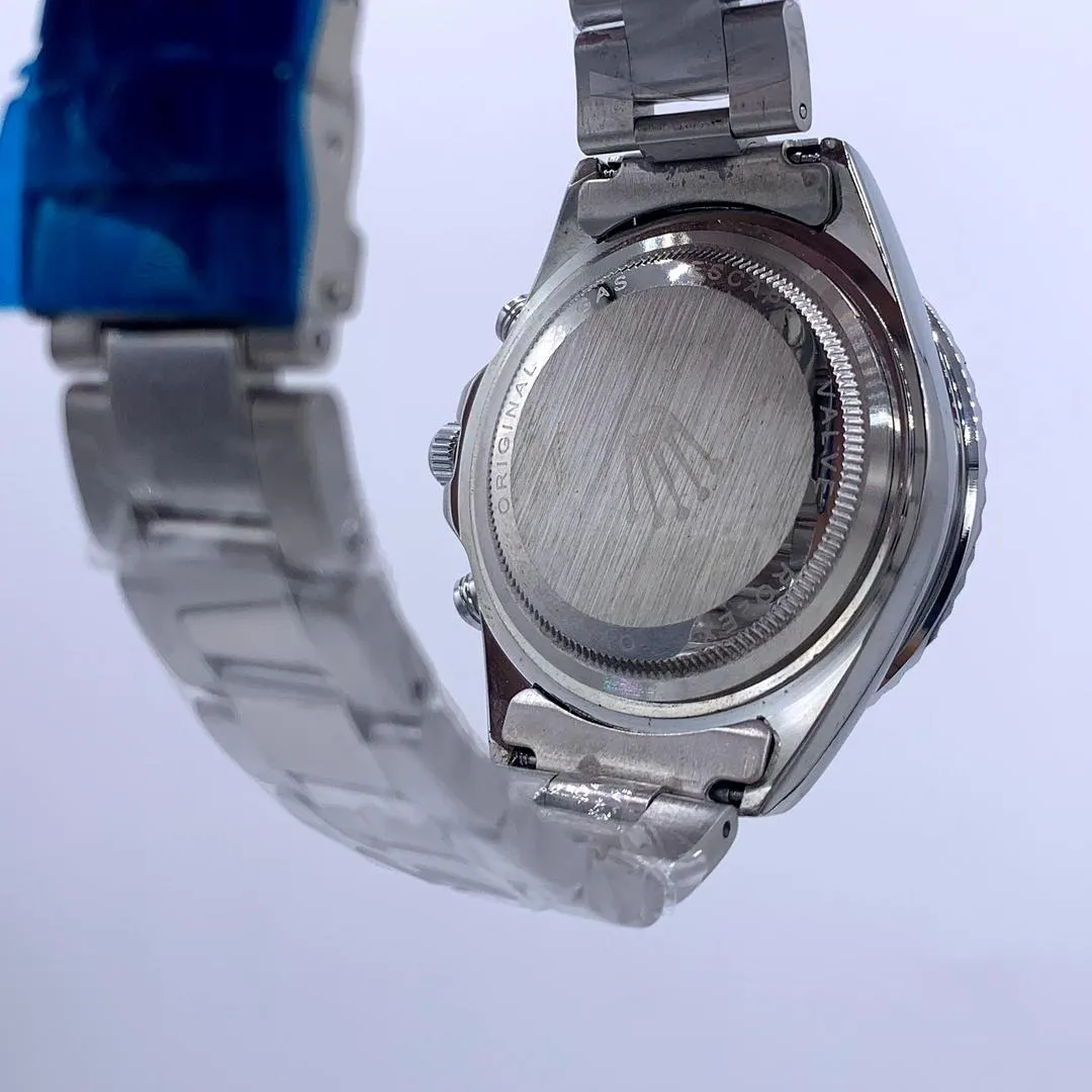 Men's Quartz Water Resistant Stainless Steel Watch Silver