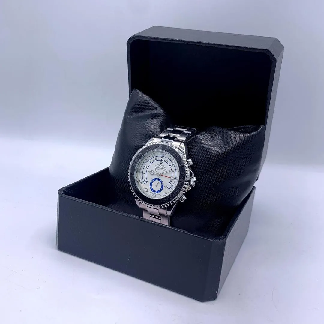 Men's Quartz Water Resistant Stainless Steel Watch Silver
