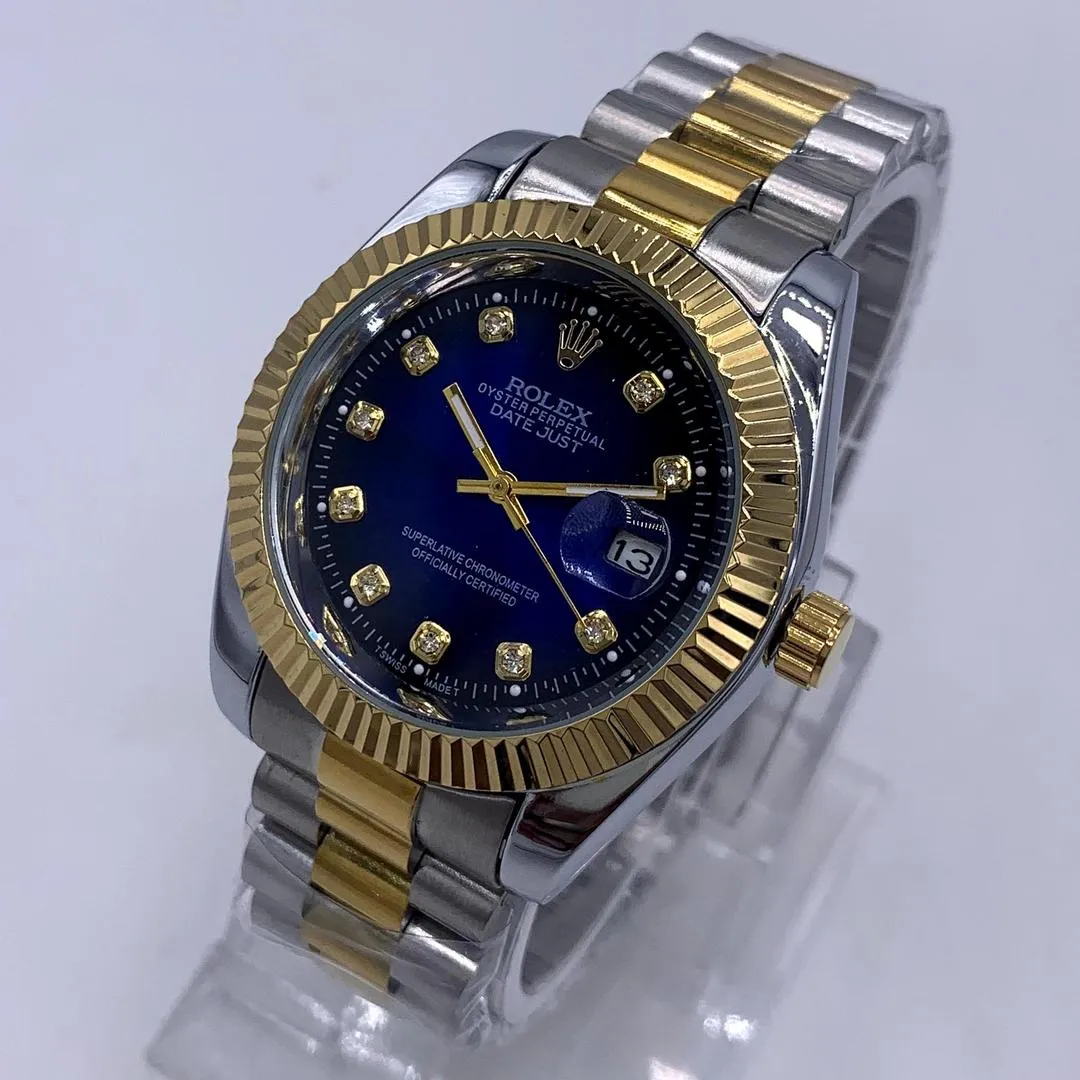 Men's Movement: Quartz, Water Resistance, Chronograph Date, Pull And Push Crown, Pin Buckle Watch