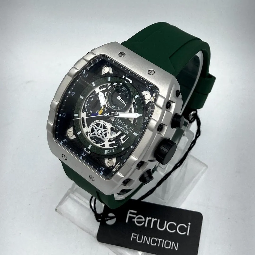 Men's Chronograph Watch, Ferrucci FUNCTION Men's Multifunction Watch