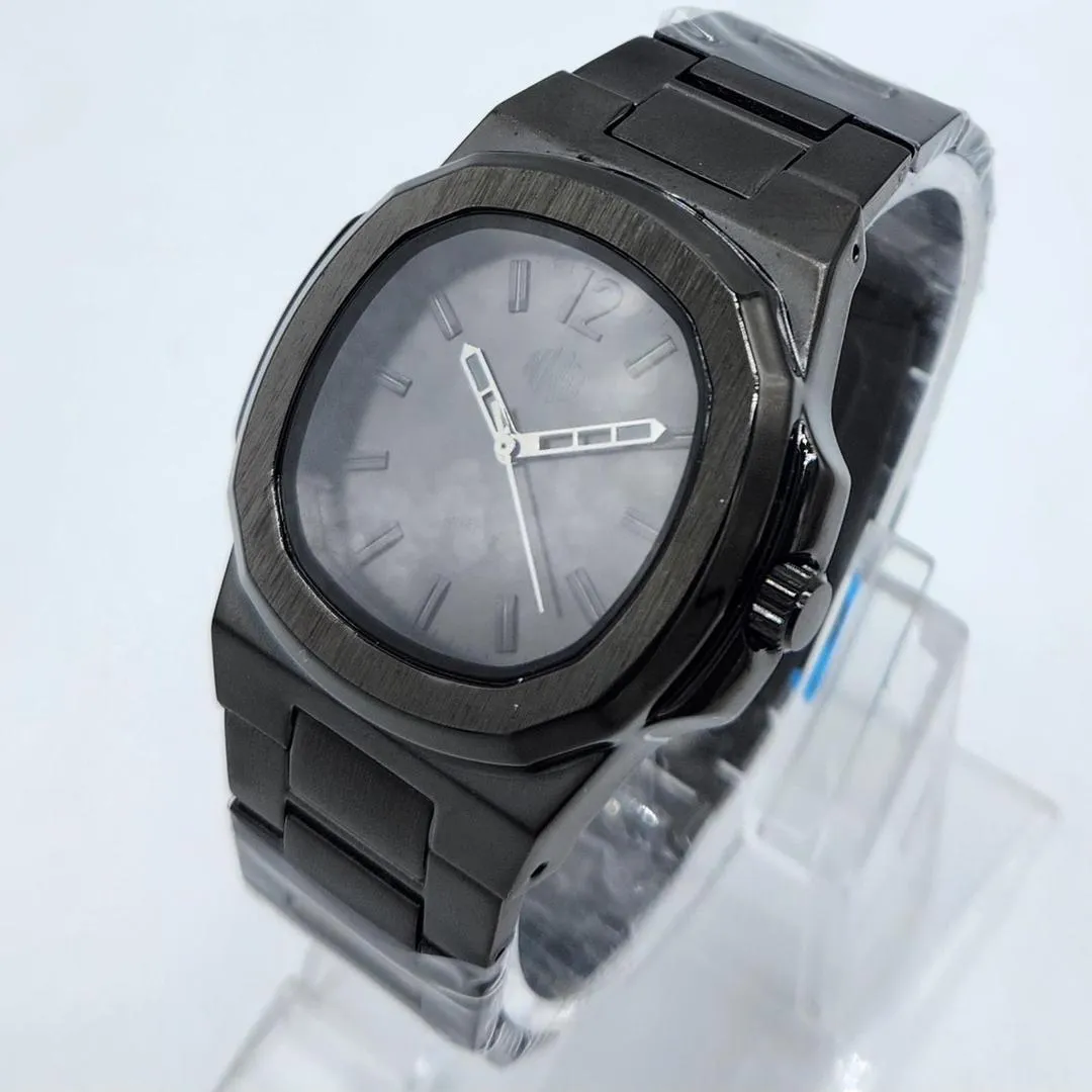 NWD International Men's Black Watch - Water Resistants 