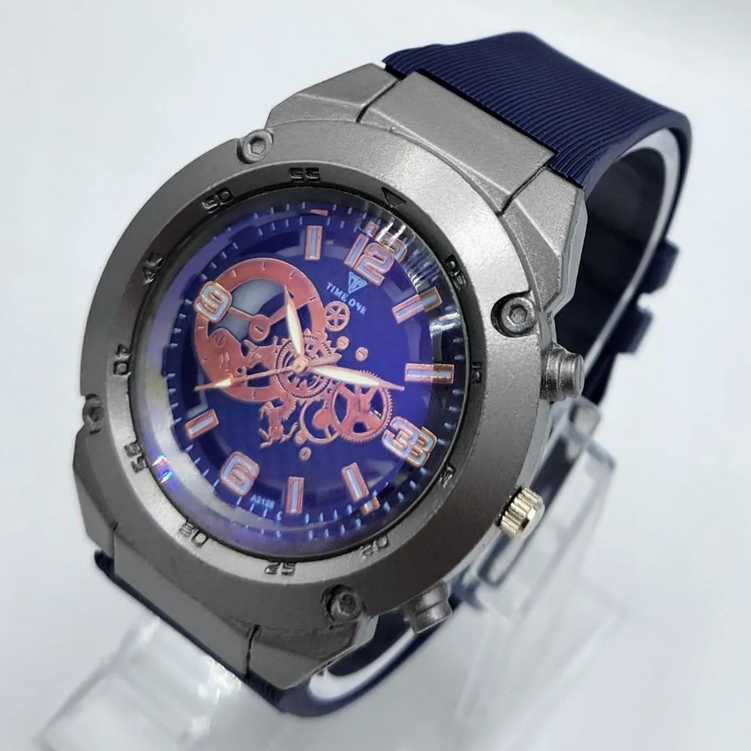   TIME ONE - Rugged Gear Display Quartz Watch