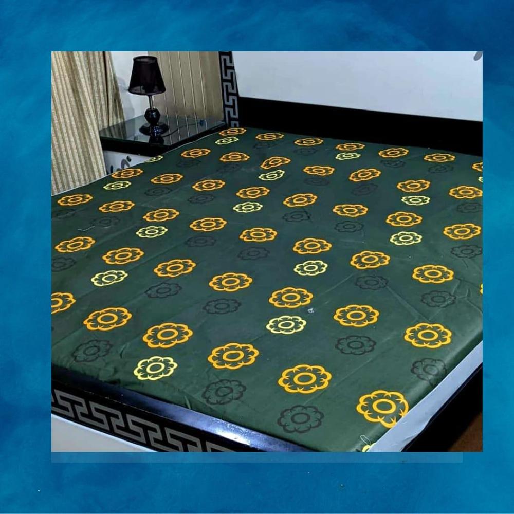 Cotton Printed Double Bed Mattress Cover