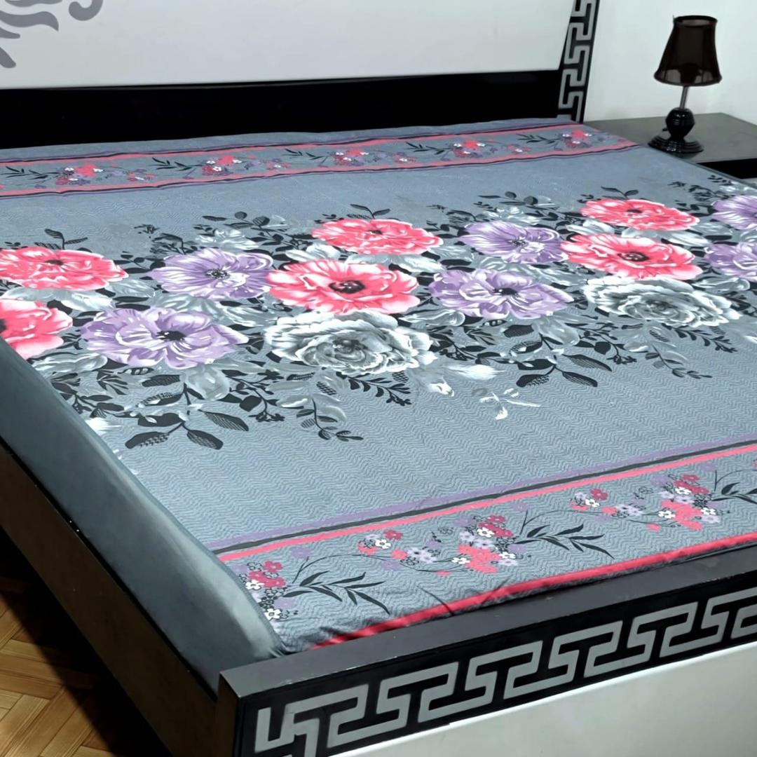 Cotton Printed Double Bed Mattress Cover