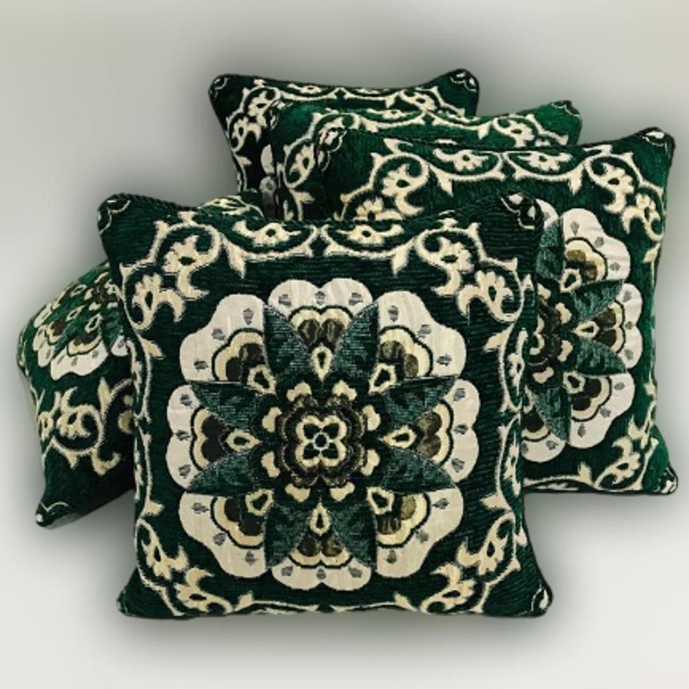 5 Pcs Velvet Jacquard Cushion Covers