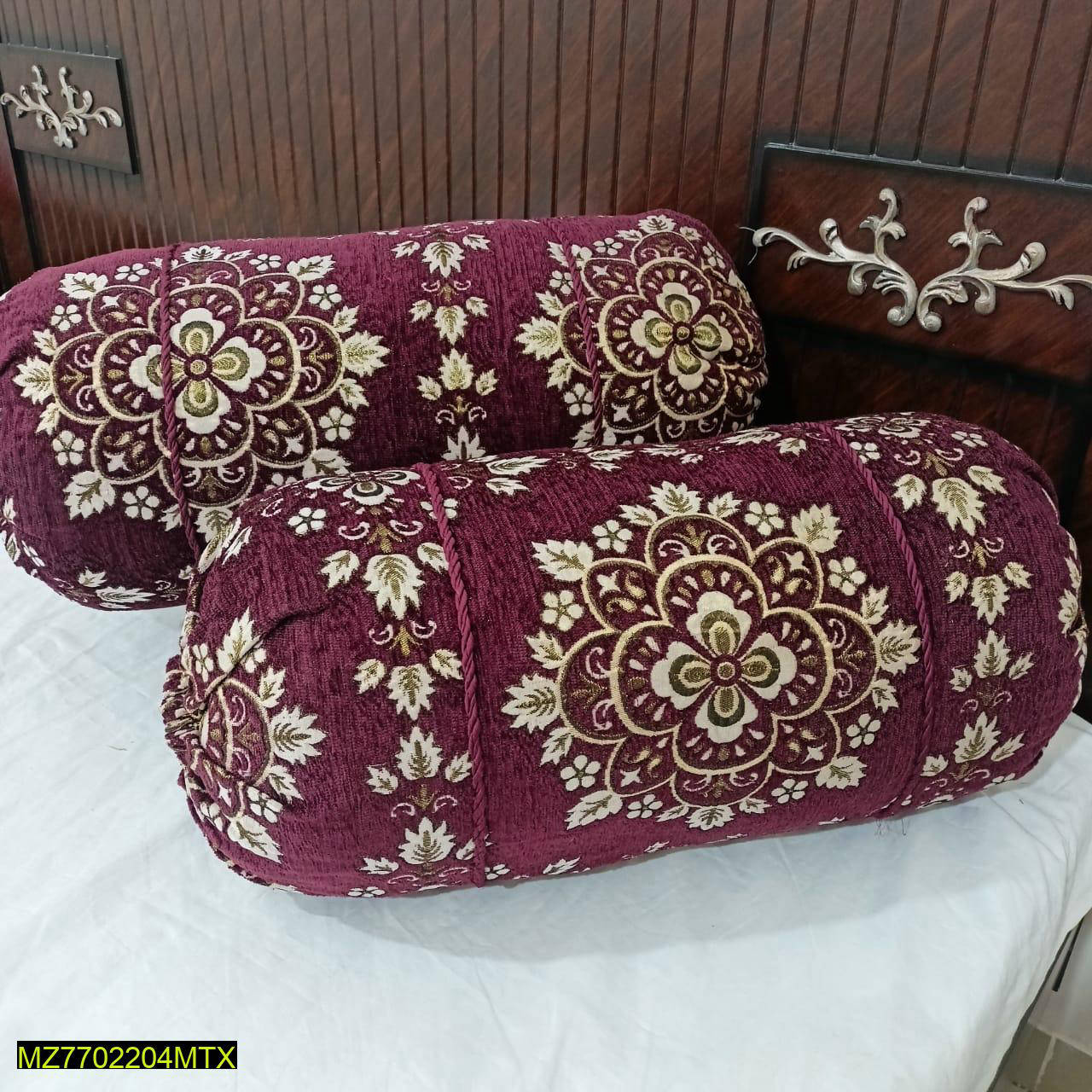 2 Pcs Velvet Jacquard Pillow Covers