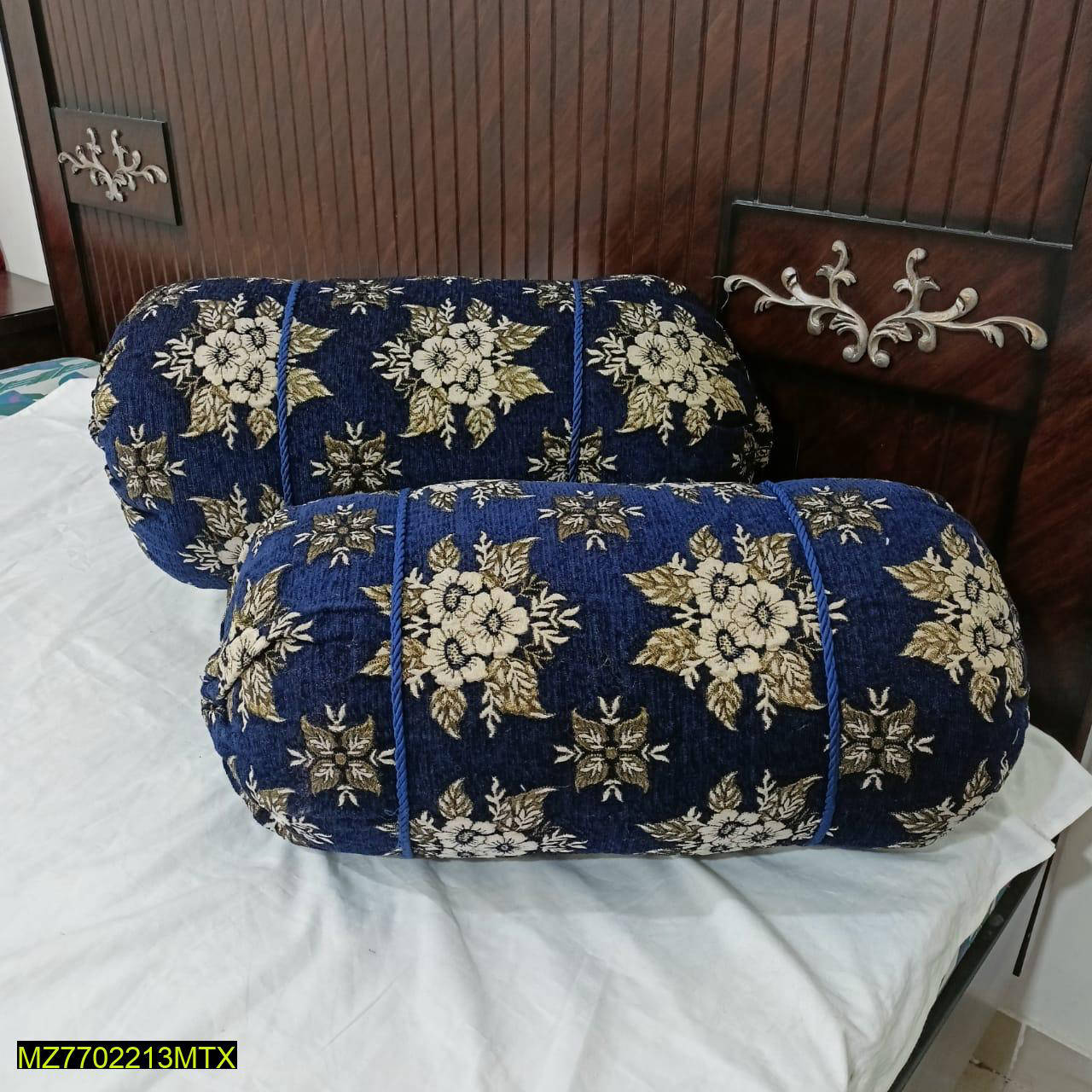 2 Pcs Velvet Jacquard Pillow Covers