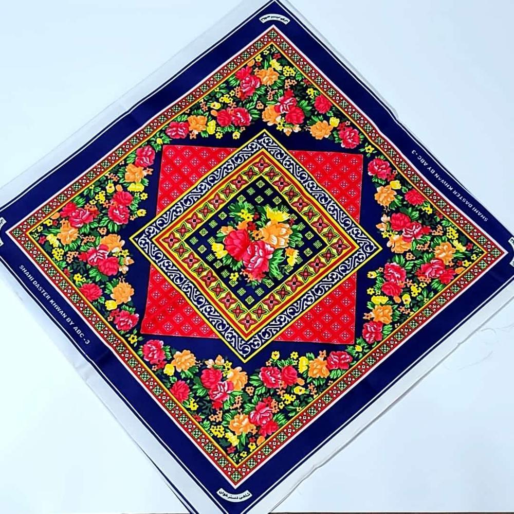 12 Pcs Cotton Printed Dastarkhwan