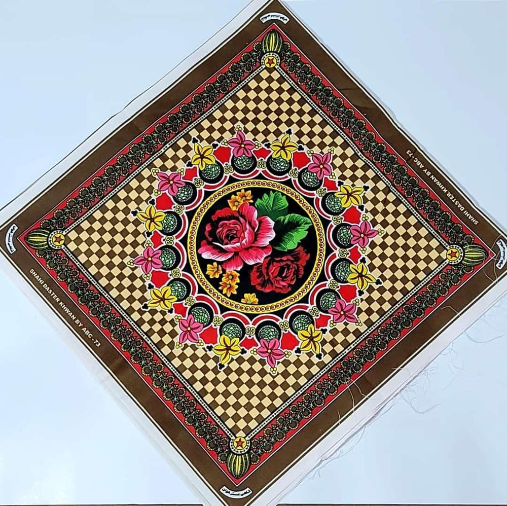 12 Pcs Cotton Printed Dastarkhwan