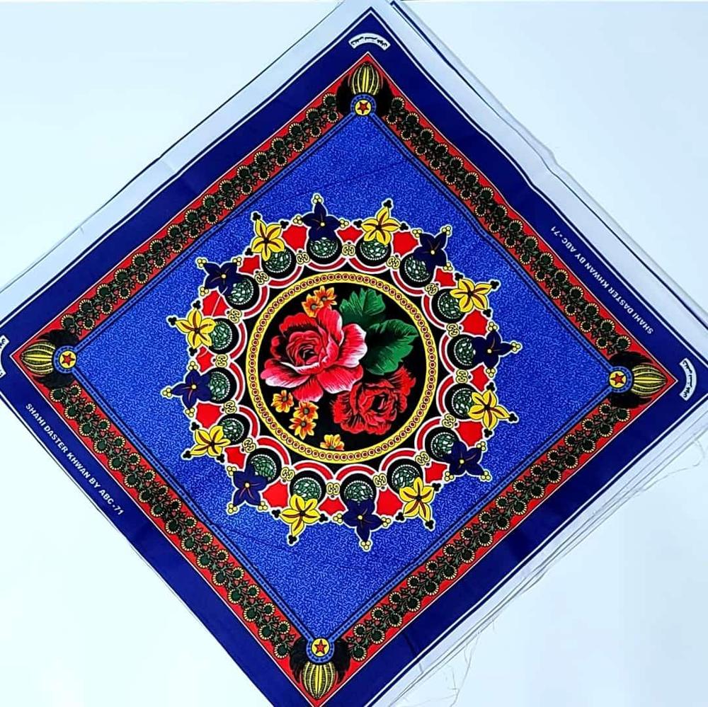 12 Pcs Cotton Printed Dastarkhwan