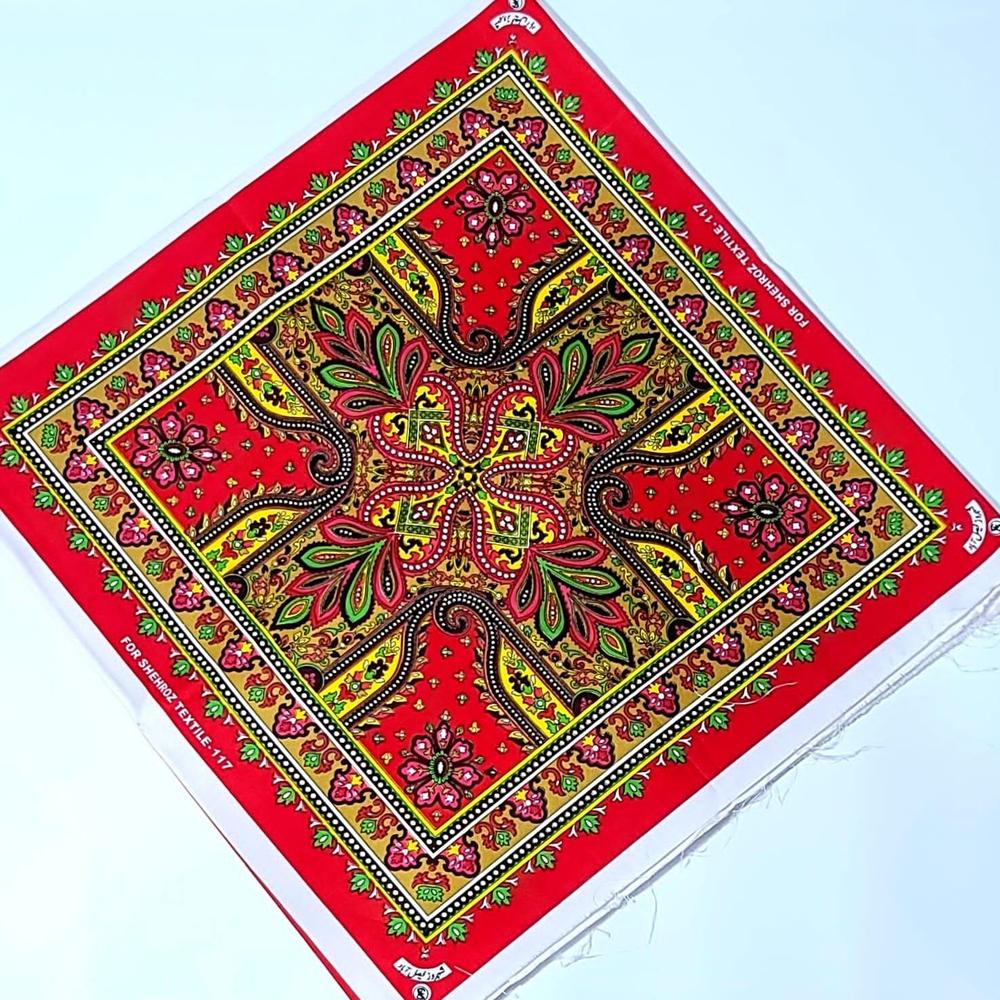 12 Pcs Cotton Printed Dastarkhwan