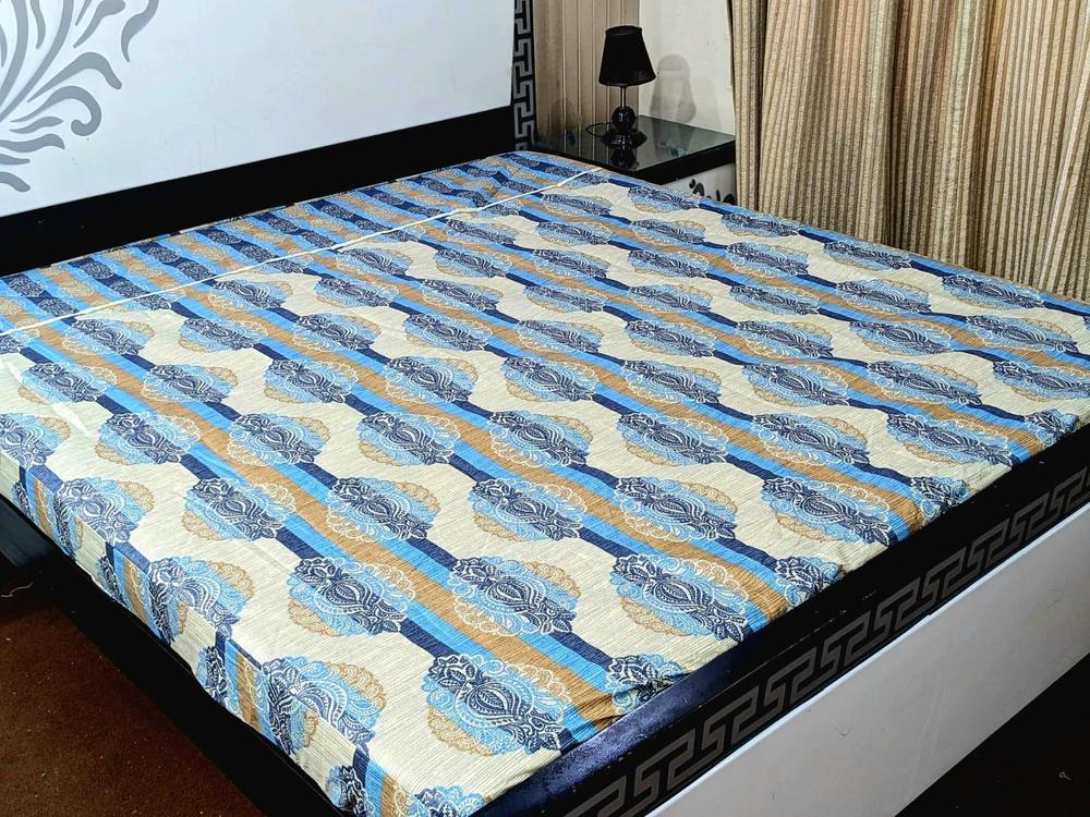 Cotton Printed Double Bed Mattress Cover
