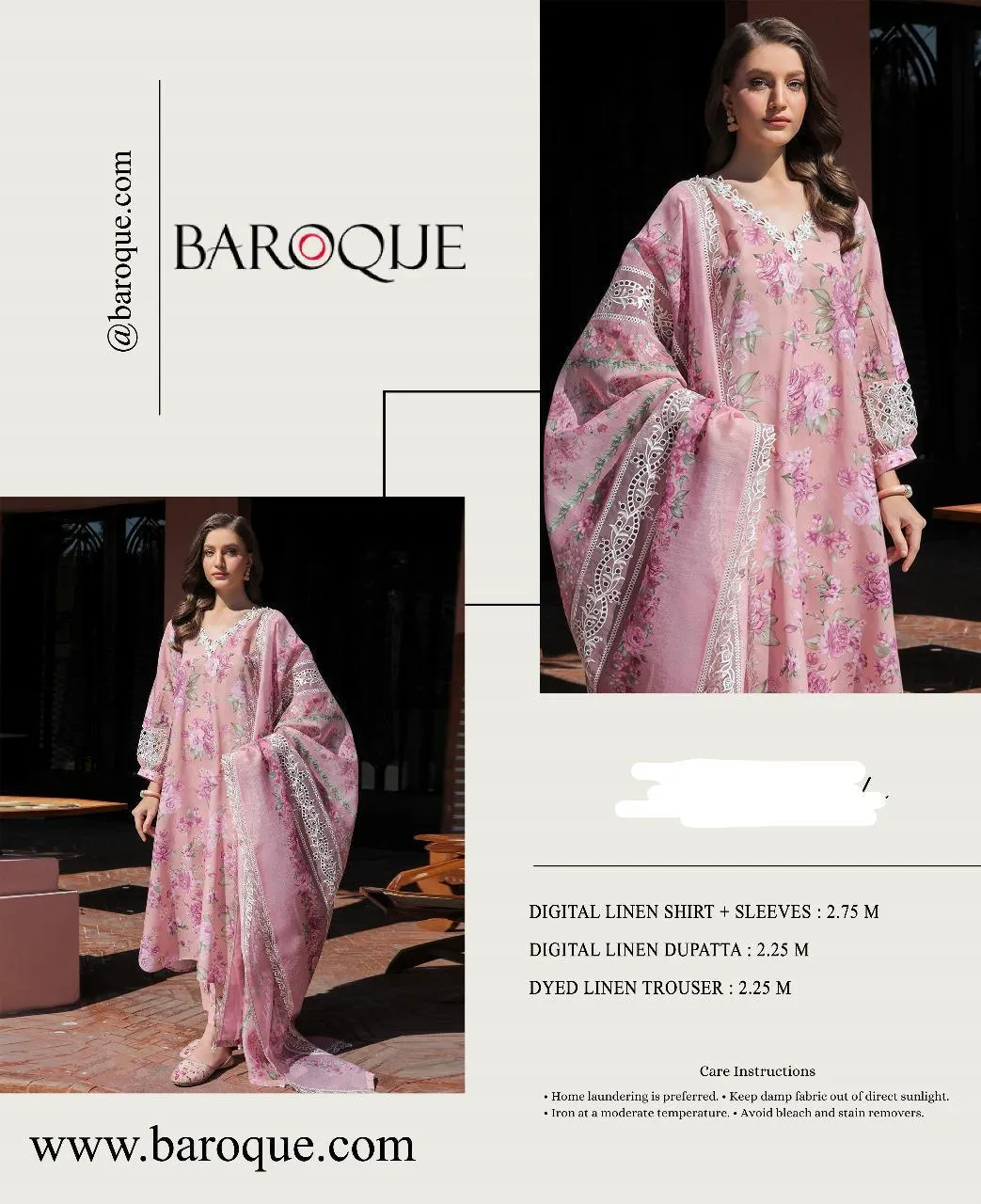 3 Pcs Women's Unstitched Digital Print Suit