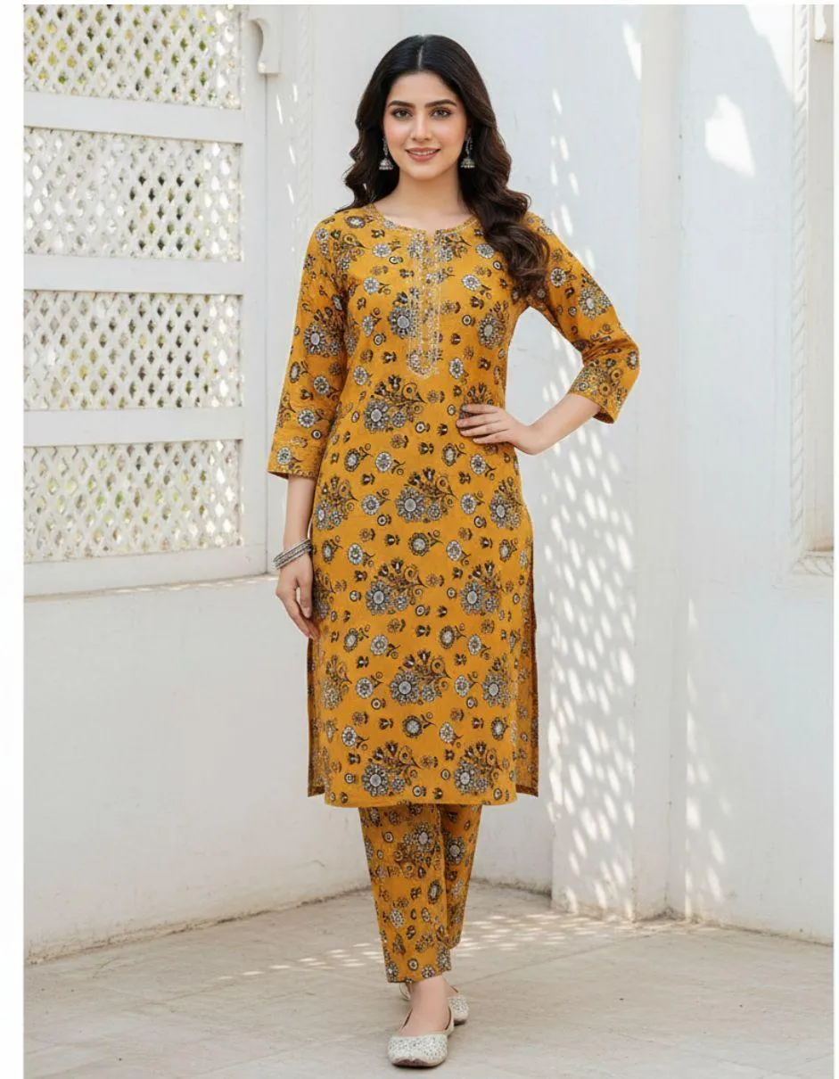 2 Pcs Women's Unstitched Printed Suit
