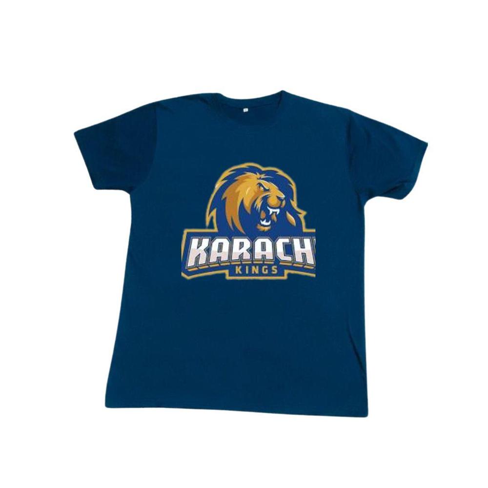 1 Pc Men's Cotton PSL Printed Half Sleeves T-Shirt