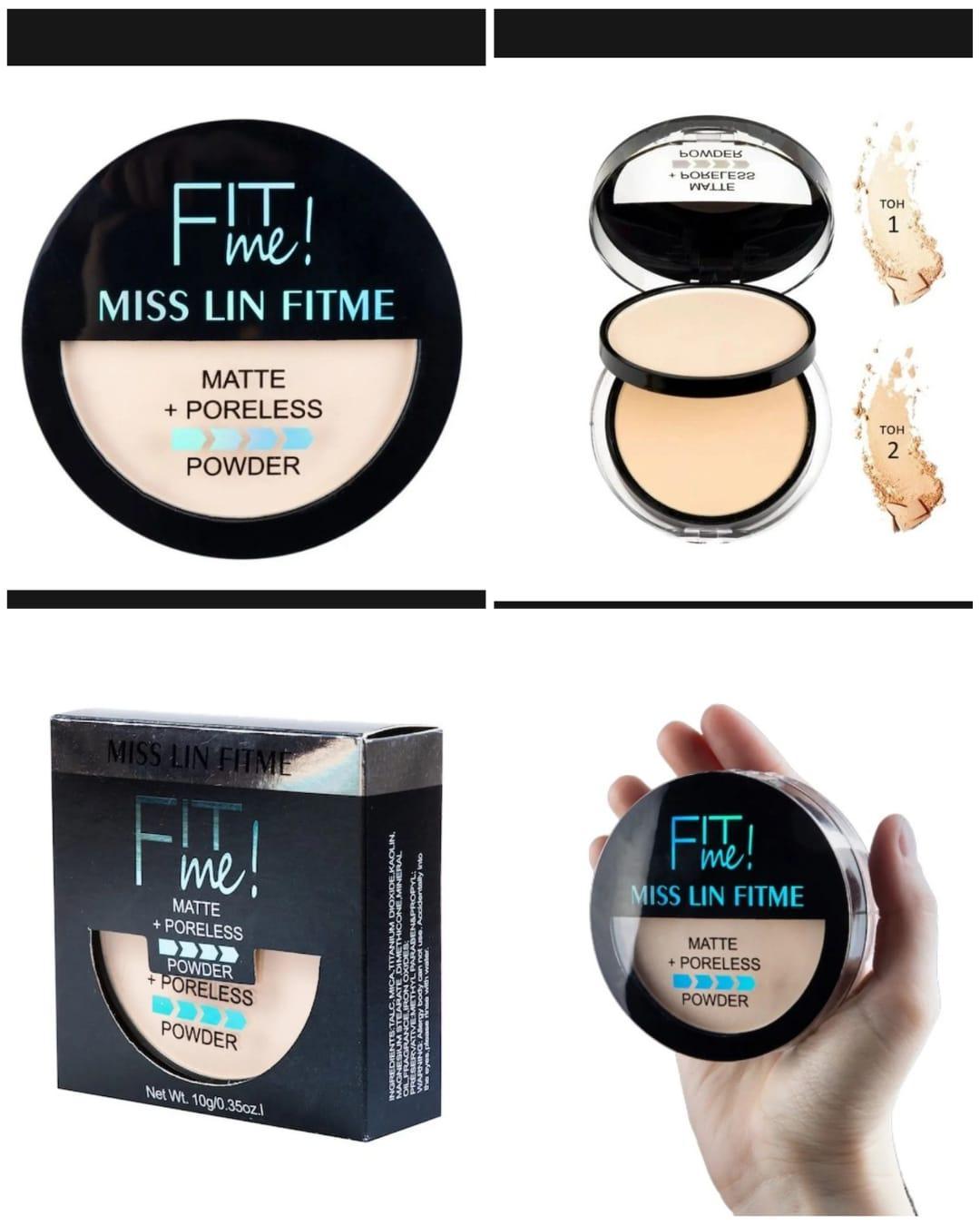 2 in 1 Matte Face Powder - Ivory Natural Finish