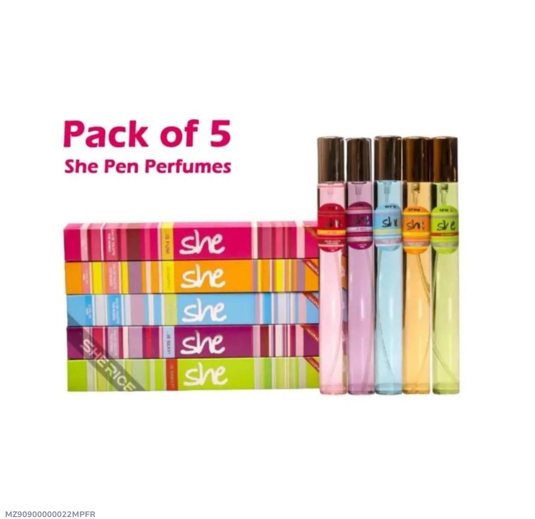 She Pen Perfumes Pack of 5 Floral Women Daily Wear