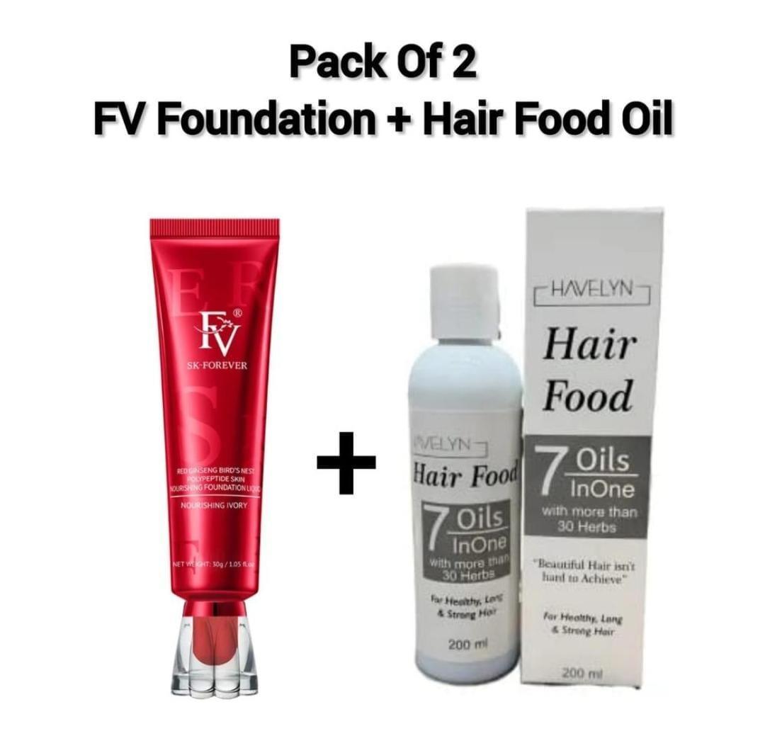 2 in 1 Foundation And Oil Bundle