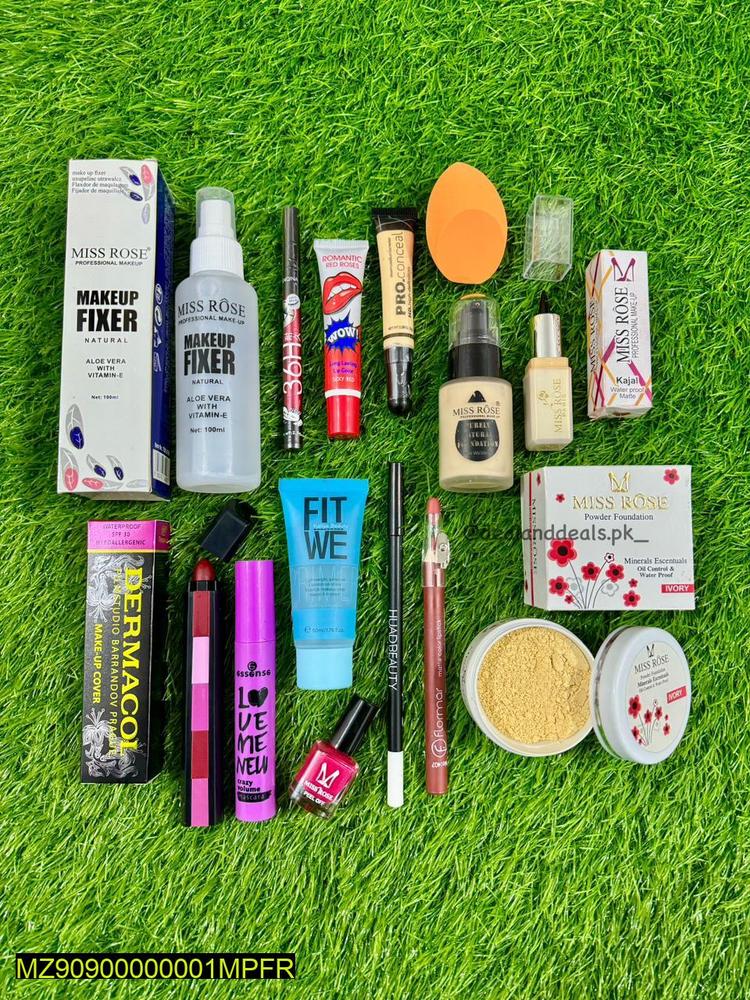 15-Piece Makeup Set for Daily & Party Wear