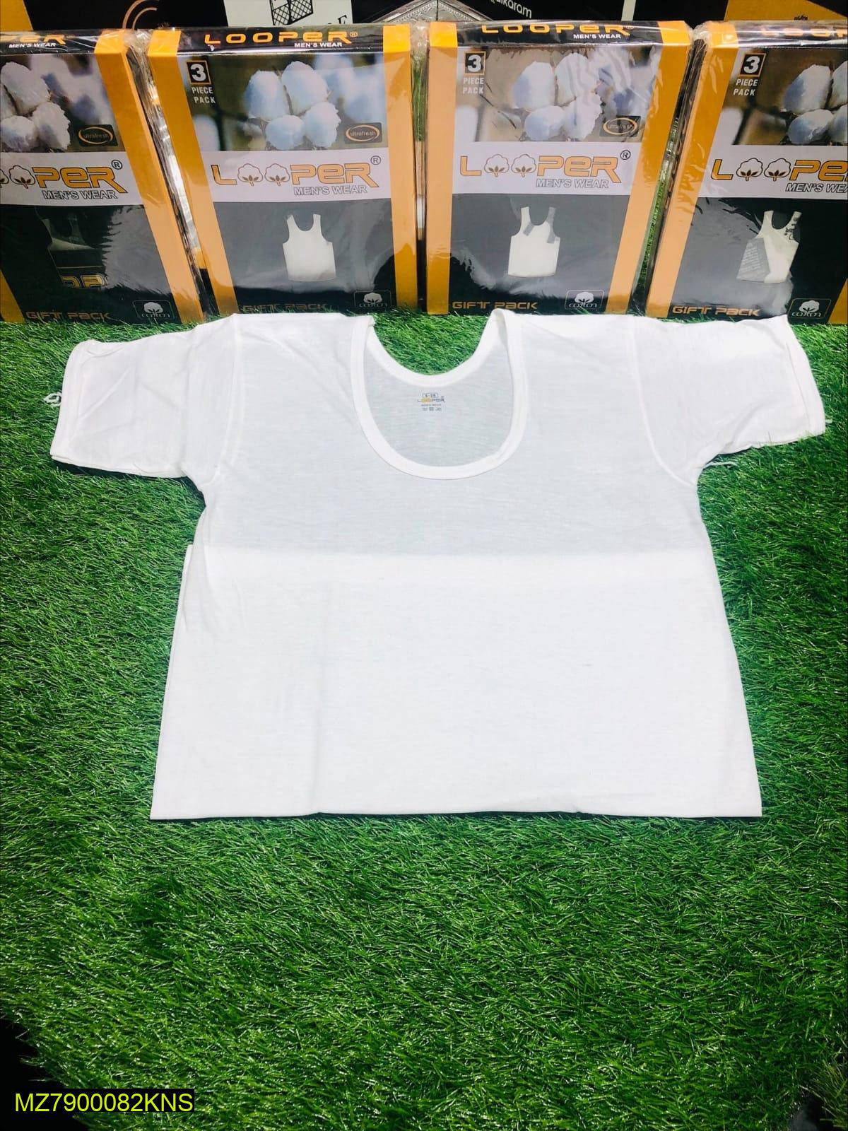 Men's Cotton Vest, Pack Of 3