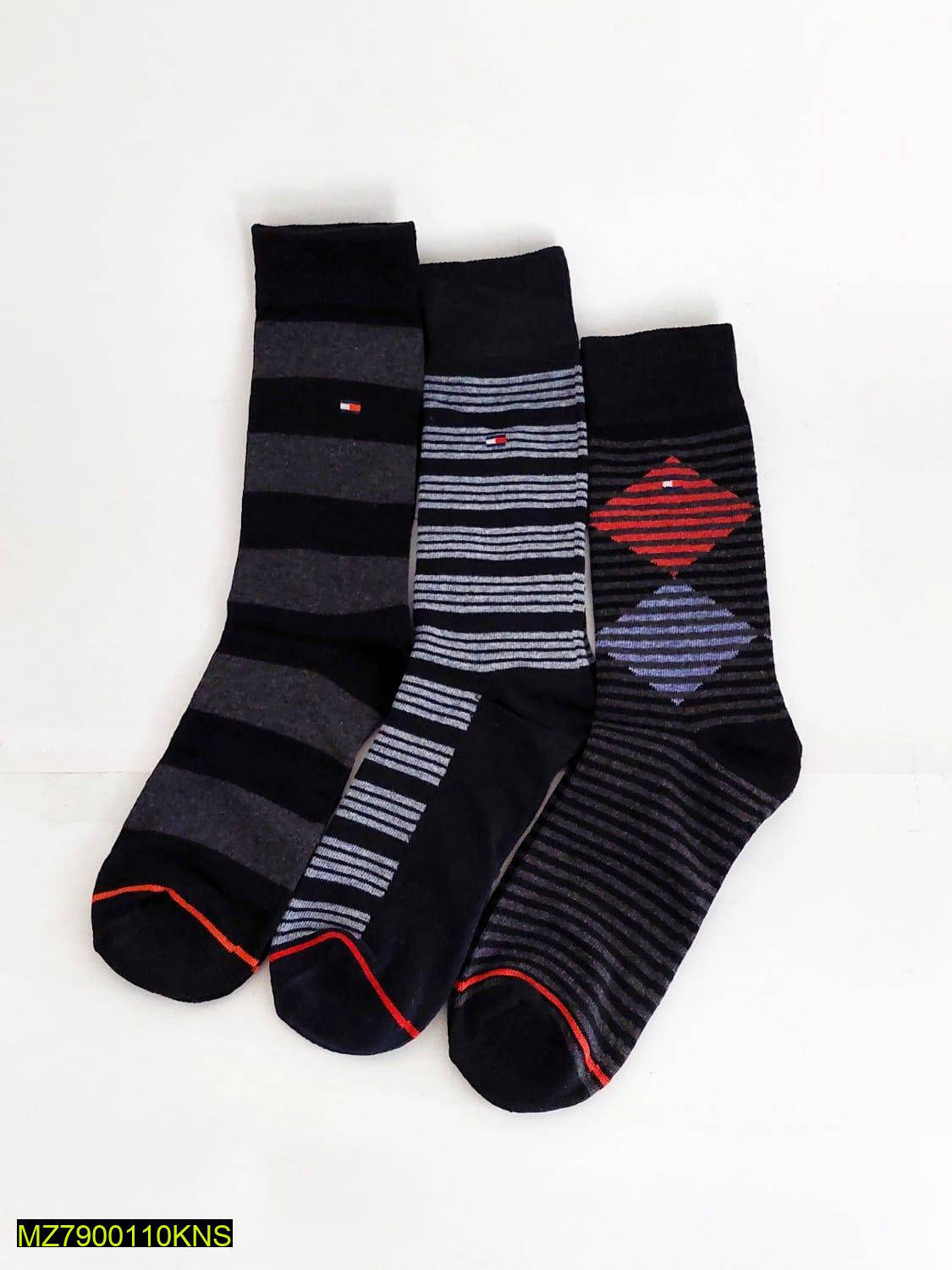 Men's Cotton Crew Socks Pack of 3