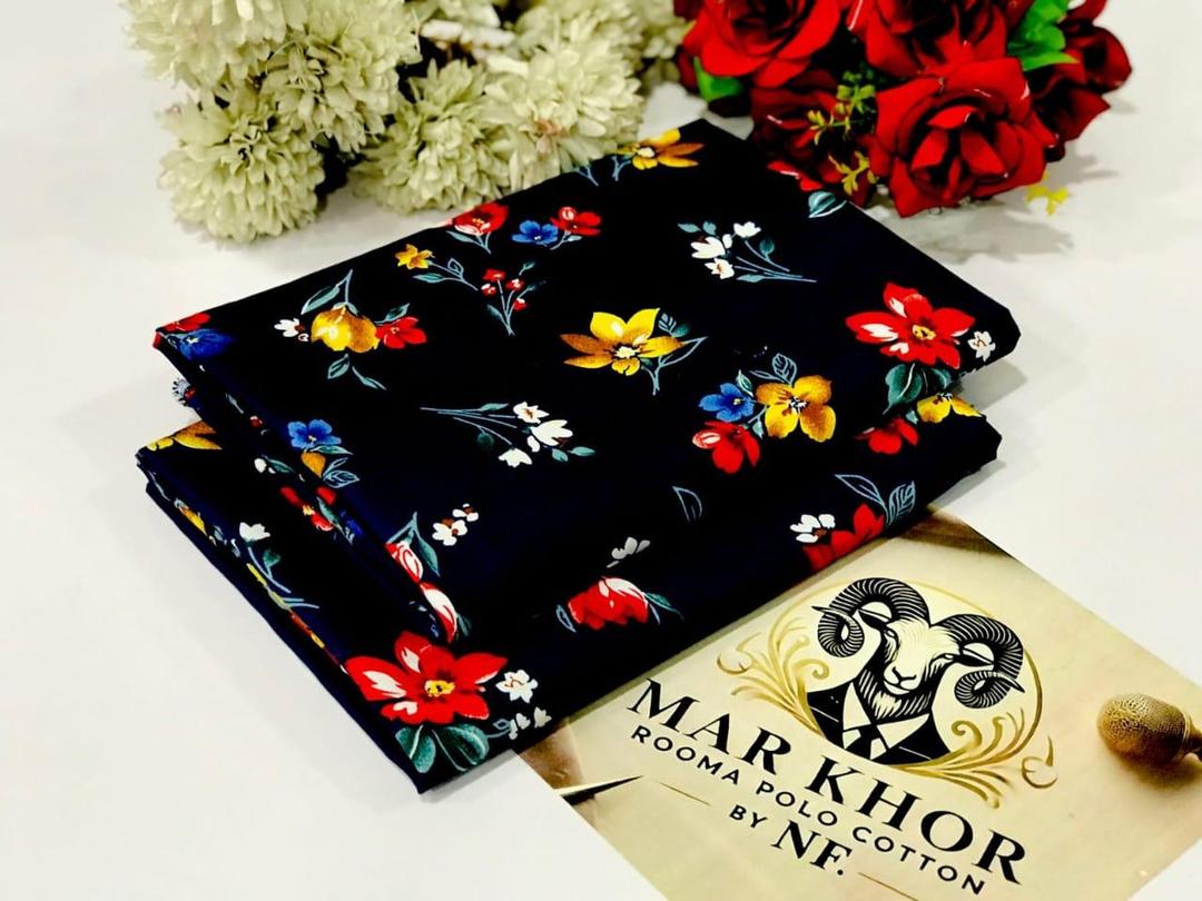 2 Pcs Women's Unstitched Printed Suit